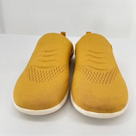 Revitalign Women’s Orthotic Memory Foam Mules Stella Yellow Ochre Size 7.5 - Picture 2 of 10